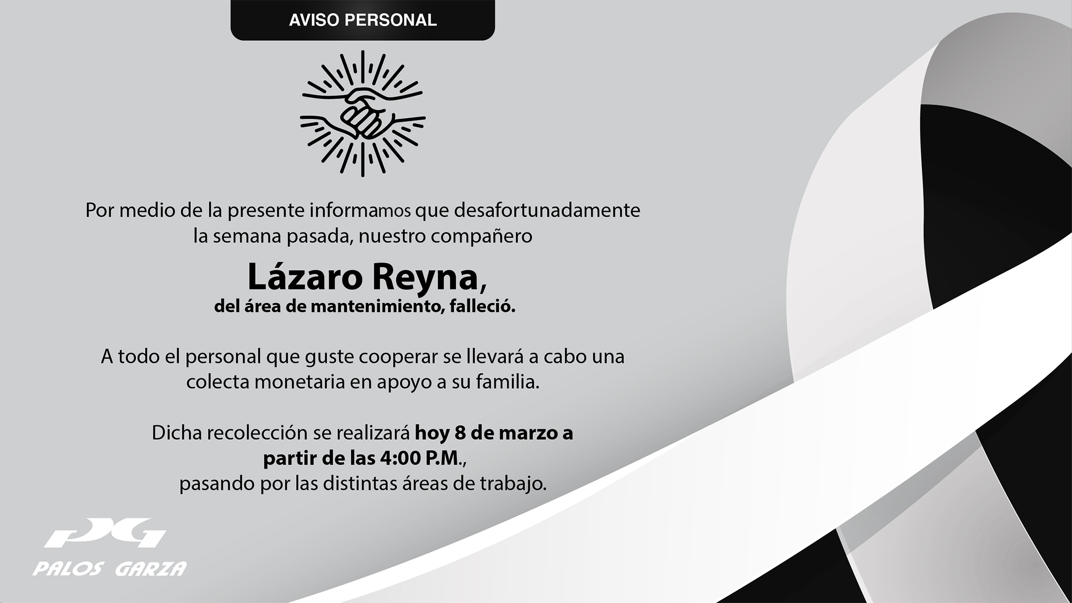 Colecta- Lázaro Reyna